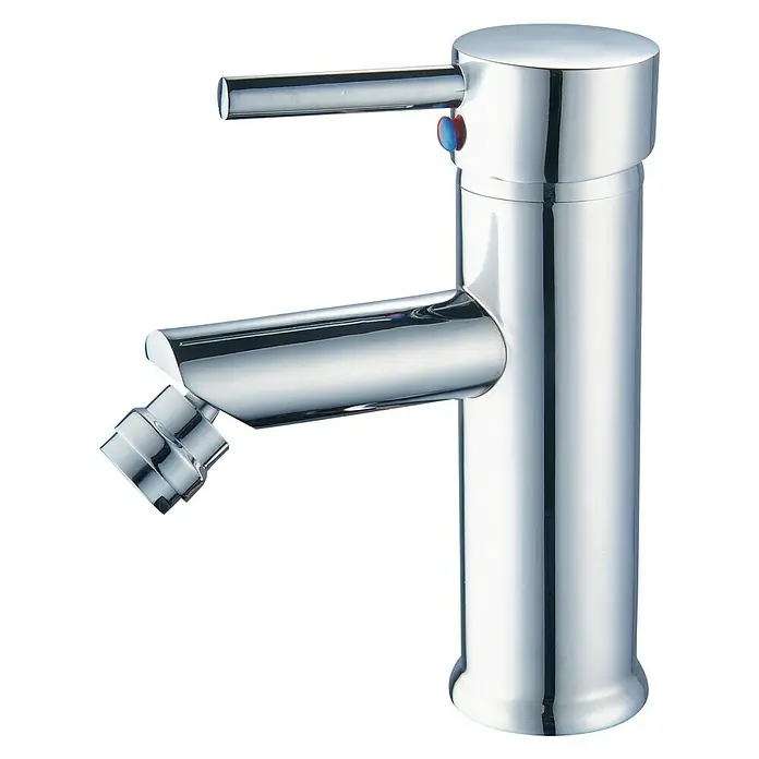 Rousseau Tubular Grifo monomando de bidé - Cromo, Brillante