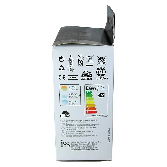 Sunmatic Bombilla LED - 2 uds., E27, 11 W, Color de luz: Blanco neutro, No regulable