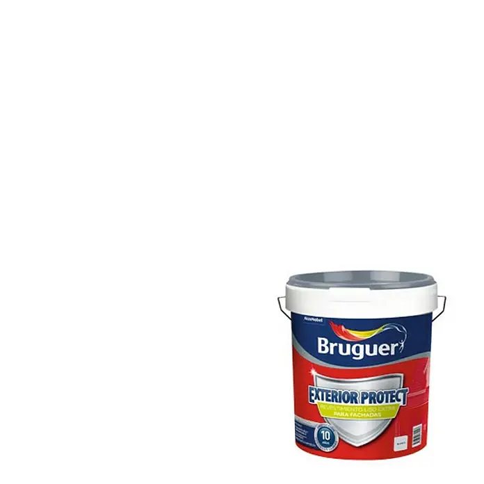 Bruguer Pintura para fachadas Exterior Protect Extra - Blanco, 15 l, Mate