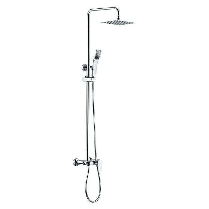 Imex Sistema de ducha Liverpool - Con grifo monomando, Número de tipos de chorro: 1 ud., Cromo