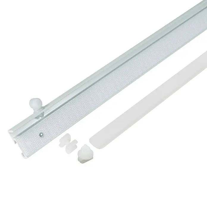 Expo Ambiente Klizna vodilica za panele - Bijele boje, 60 cm - Pogled sprijeda