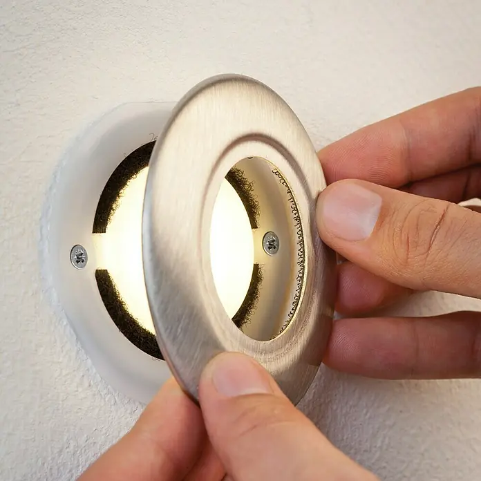 Paulmann Special Line Marco para foco empotrable LED - Acero inoxidable, Diámetro: 86 mm, IP65 - Foto ambiente