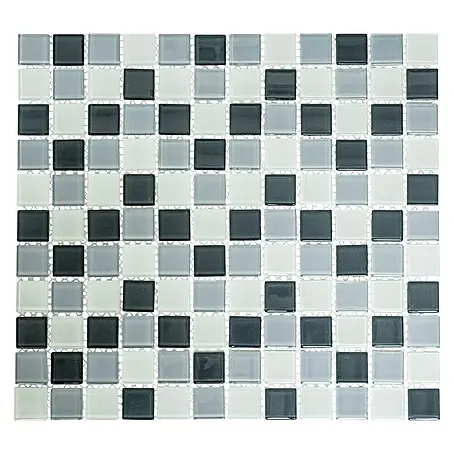 Mosaikfliese Quadrat Crystal Mix CM 4125