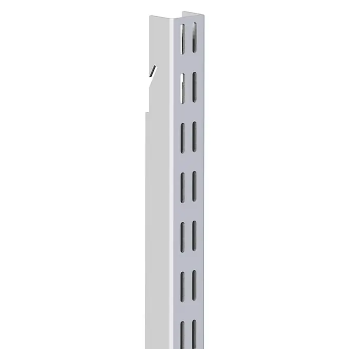 Lundbergs Hängeschiene - L x B x H: 25 x 25 x 924 mm, Weiß, Zweilochsystem - Vorderansicht