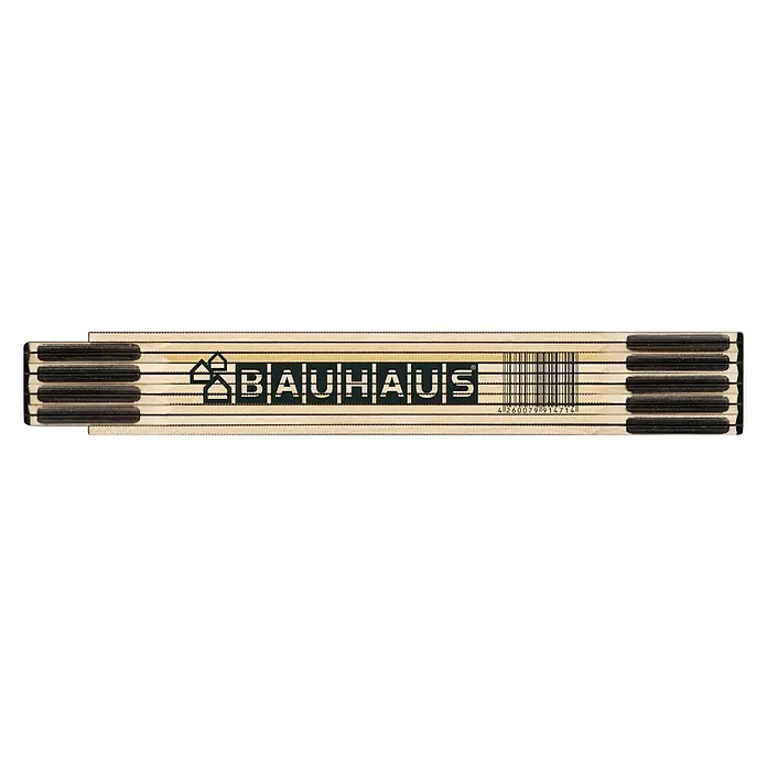 BAUHAUS Metro de madera Alcorcón - Largo: 200 cm