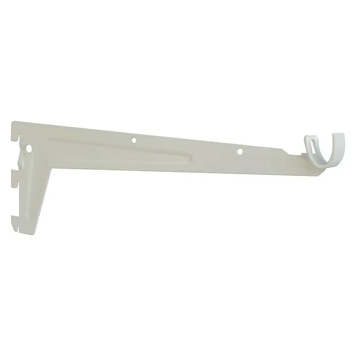 Element System Soporte de confección - Específico para: Soporte con trama de 50 mm, Largo: 33 cm, Carga soportada: 30 kg, Blanco