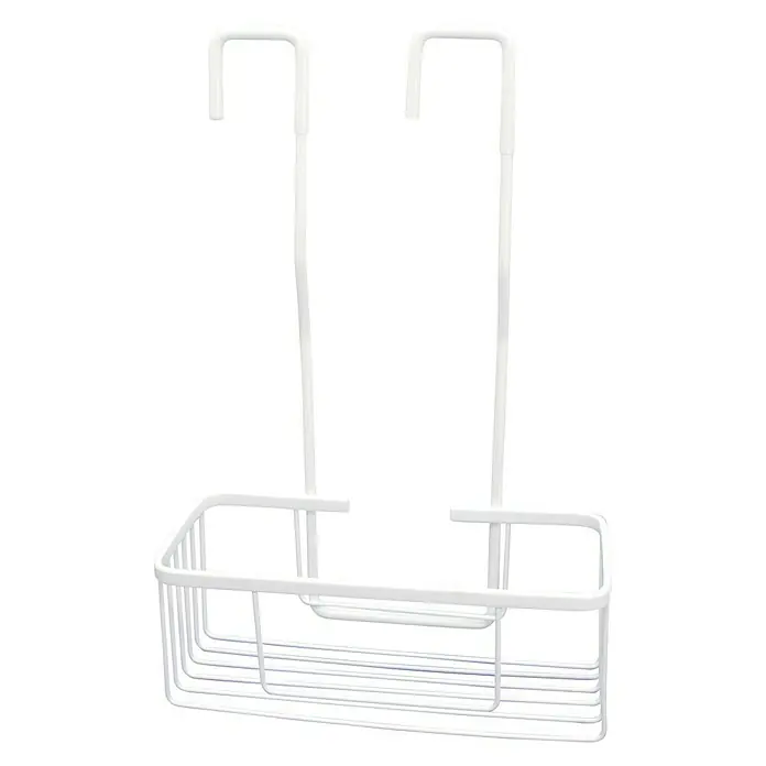 CM Baños Cesta de baño portagel - L x An x Al: 13,5 x 46 x 30,5 cm, Blanco