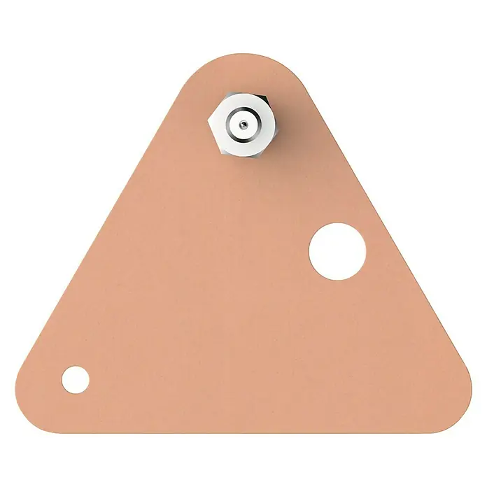 Tesa Tornillo adhesivo - Apto para: Ladrillo, Carga soportada: 10 kg, 2 uds., Triangular