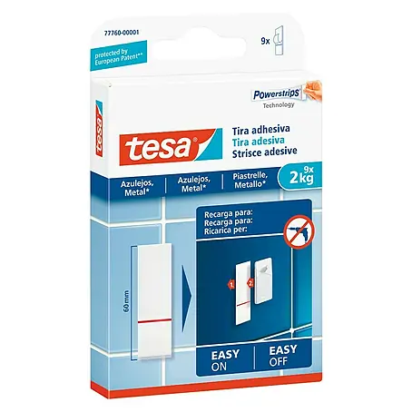 Tesa Powerstrips Tira autoadhesiva