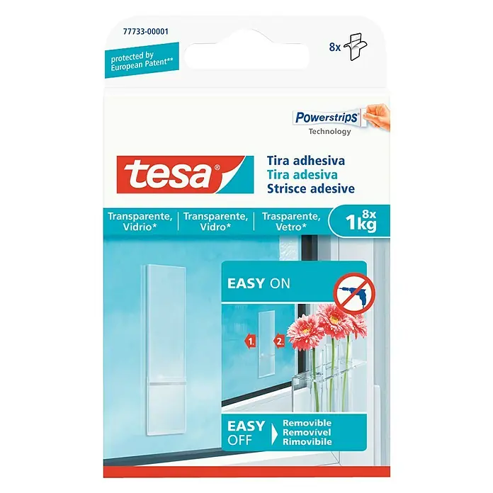 Tesa Tira autoadhesiva - 8 uds.