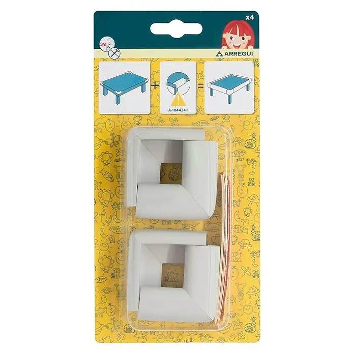 Arregui Protector para esquina A-1044262 - Gris, 4 uds.