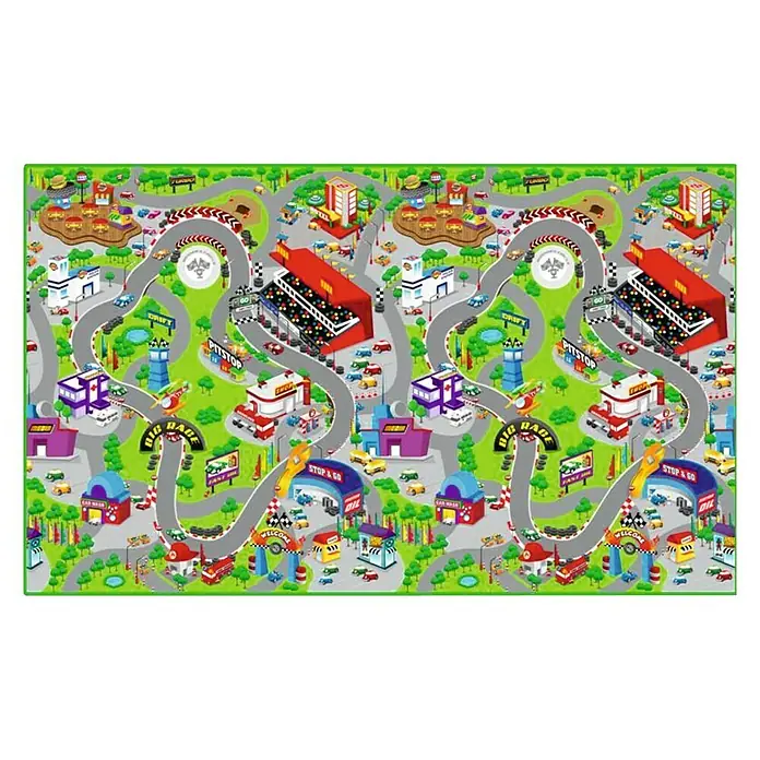 Alfombra infantil Educaplay - Multicolor, 120 x 100 cm, EVA y polietileno