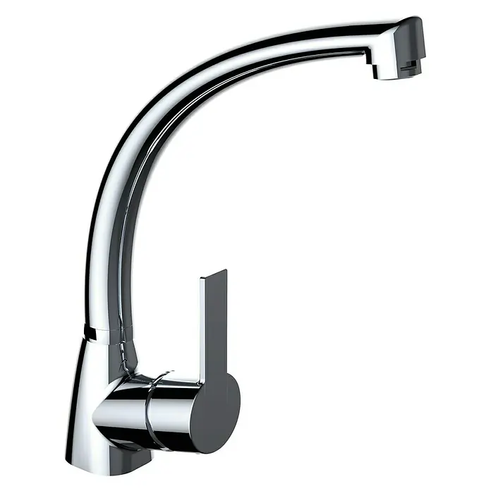 Clever Eno Grifo de cocina - Cromo, Brillante, Caño alto