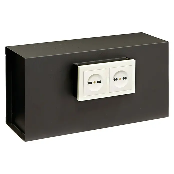 Arregui Caja fuerte empotrable Socket 23000W-S1 - L x An x Al: 40 x 13 x 20 cm, Tipo de cerradura: Llave, 15 l