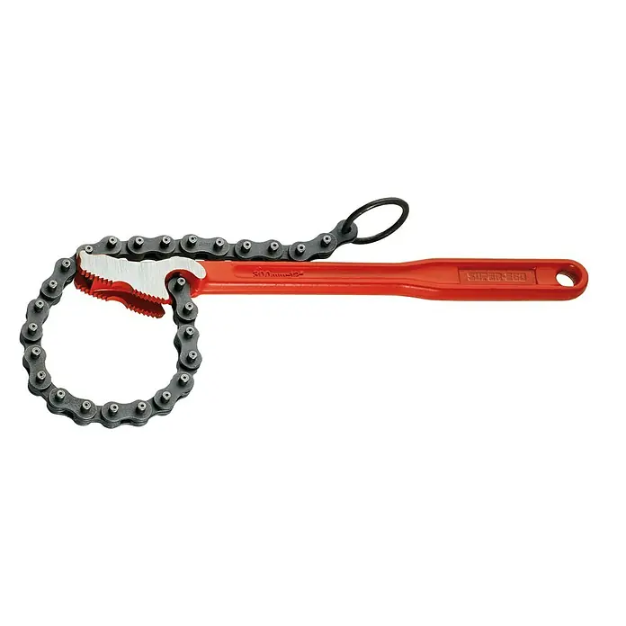 Super Ego Llave de cadena - Largo: 300 mm, Reversible, Apto para: Tubos