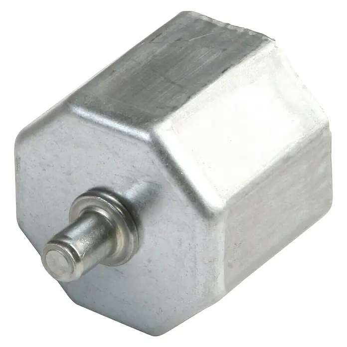 Tapón con espiga - Apto para: Persiana, Diámetro: 42 mm, Zincado