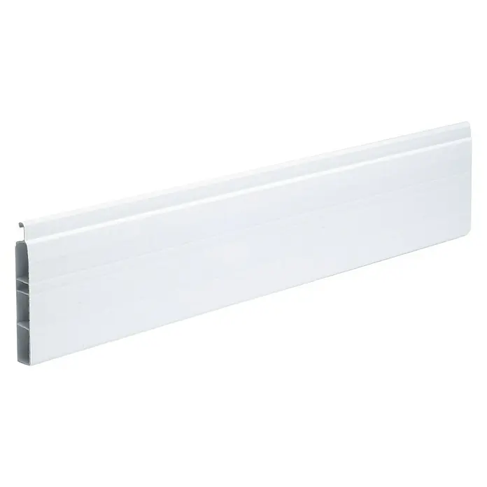 Lama de persiana terminal - L x An: 2 m x 50 mm, Blanco, PVC