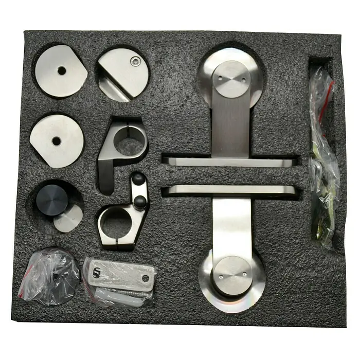 Set completo de herrajes para puertas correderas de madera - Capacidad de carga: 150 kg