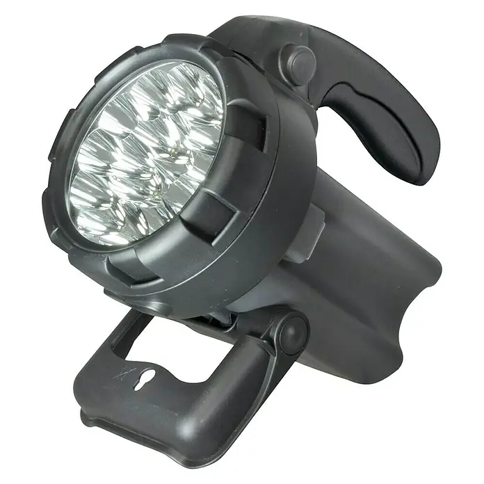 Xunzel Linterna LED recargable - Interruptor, 20,5 x 13 x 16,5 cm, Gris