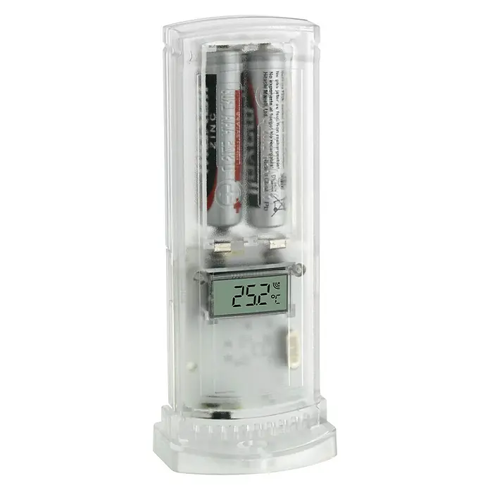 TFA Dostmann Estación meteorológica inalámbrica BTHR Sensor TH - Digital, Ancho: 12,8 cm, Negro