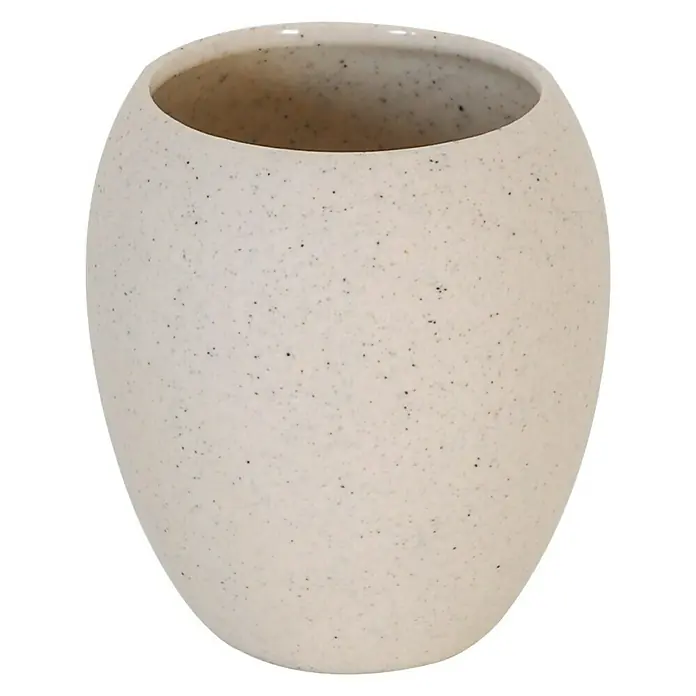 MSV Manali Vaso de encimera - Cerámica, Beige