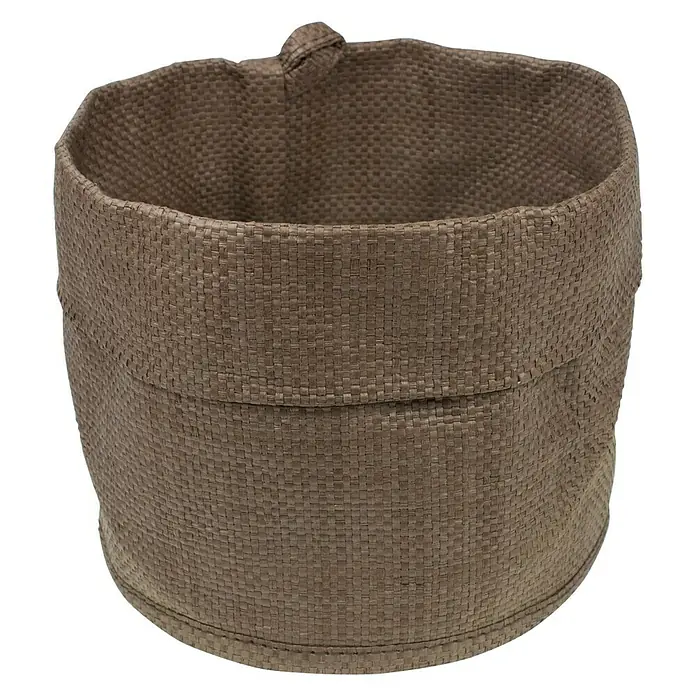 Deblanch Cesta para el baño - L x An x Al: 15 x 15 x 19 cm, Marrón