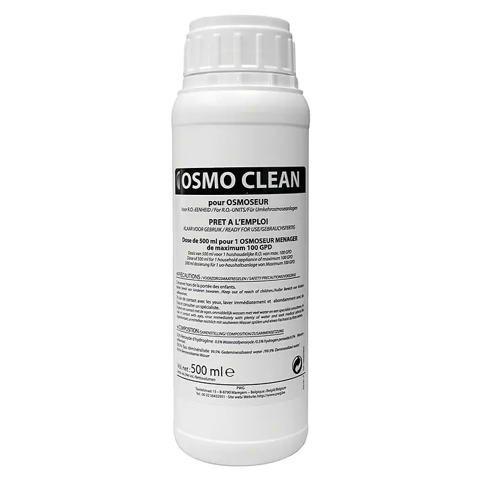 Bb agua Limpiador osmosis Osmo Clean - 500 ml, Apto para: Equipos de ósmosis