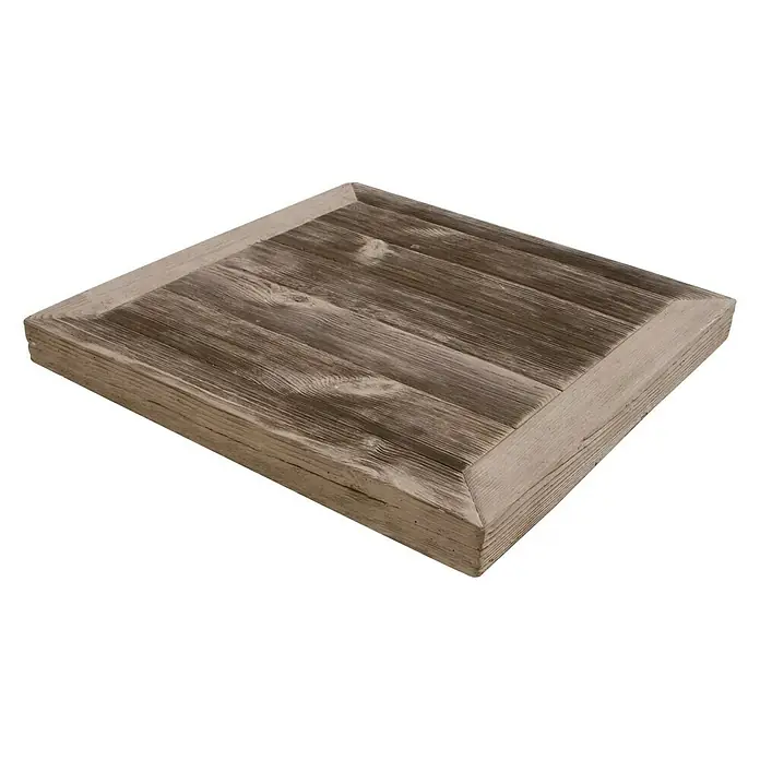Placas para caminos Nogal - 50 x 50 x 4,5 cm, Marrón, Hormigón