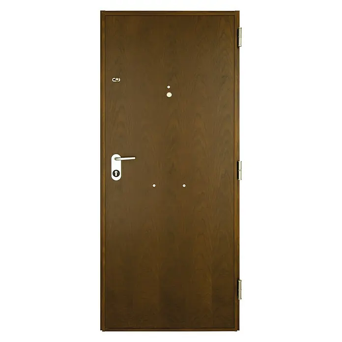 SegureStil Puerta de entrada Acorazada V500CC Serie V Exterior - 90 x 206 cm, Derecha, Nogal
