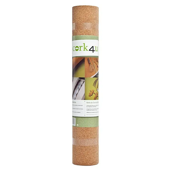 Rollos de corcho Multiusos - L x An x Al: 3 m x 45 cm x 1,2 mm