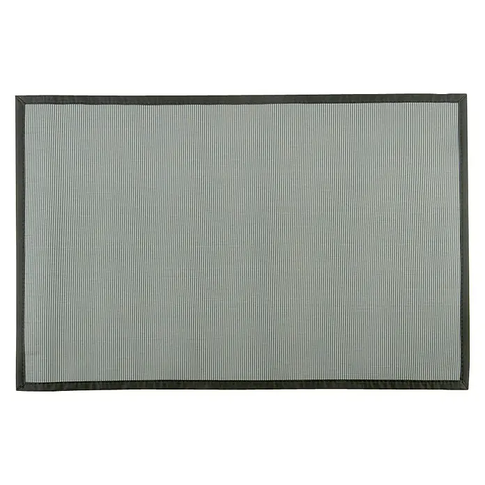 Alfombra Living - Gris claro, 90 x 60 cm, 70% PVC y 30% PES