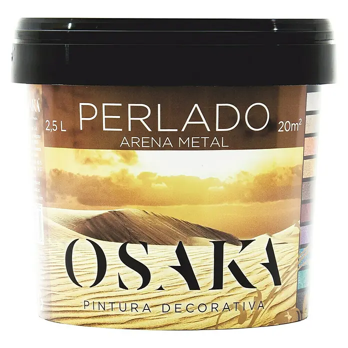 Osaka Pintura para efectos decorativos Efecto perlado - Arena, 2,5 l