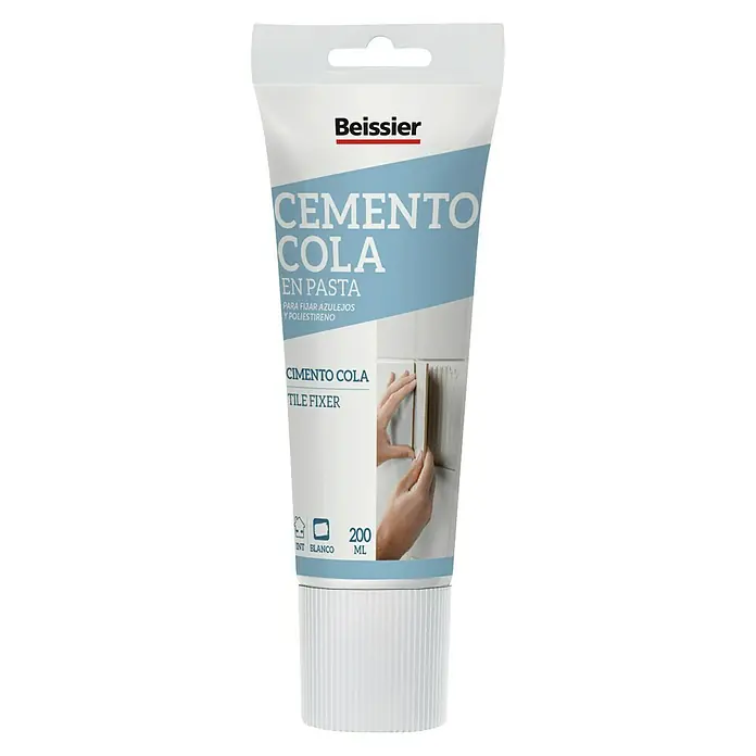 Beissier Cemento cola Extra - Blanco, 200 ml