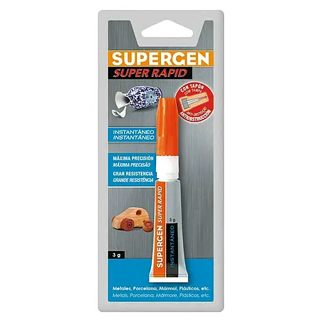Supergen  Pegamento instantáneo Super rapid