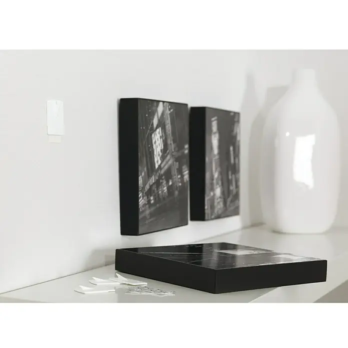 Tesa Powerstrips Gancho autoadhesivo para cuadros - 2 ud., Blanco