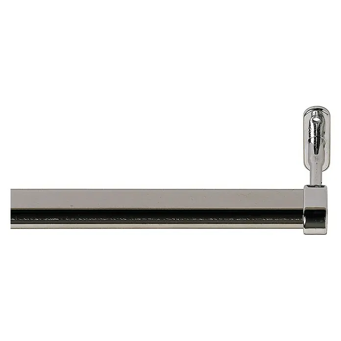 Soporte de techo Terminal Ovalado - Cromo, L x An x Al: 7,1 x 1,8 x 4,9 cm, Atornillado