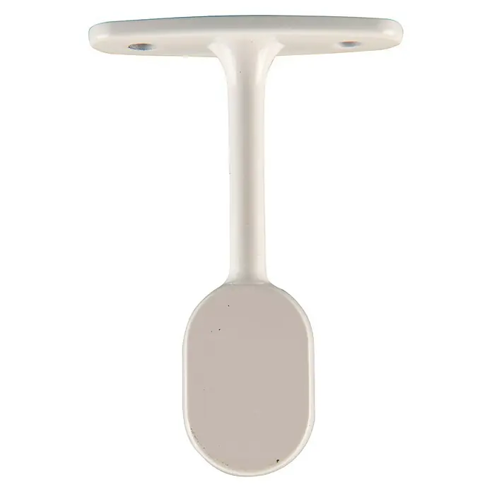 Soporte para techo Terminal Ovalado - Blanco, L x An x Al: 7,1 x 1,8 x 4,9 cm, Atornillado