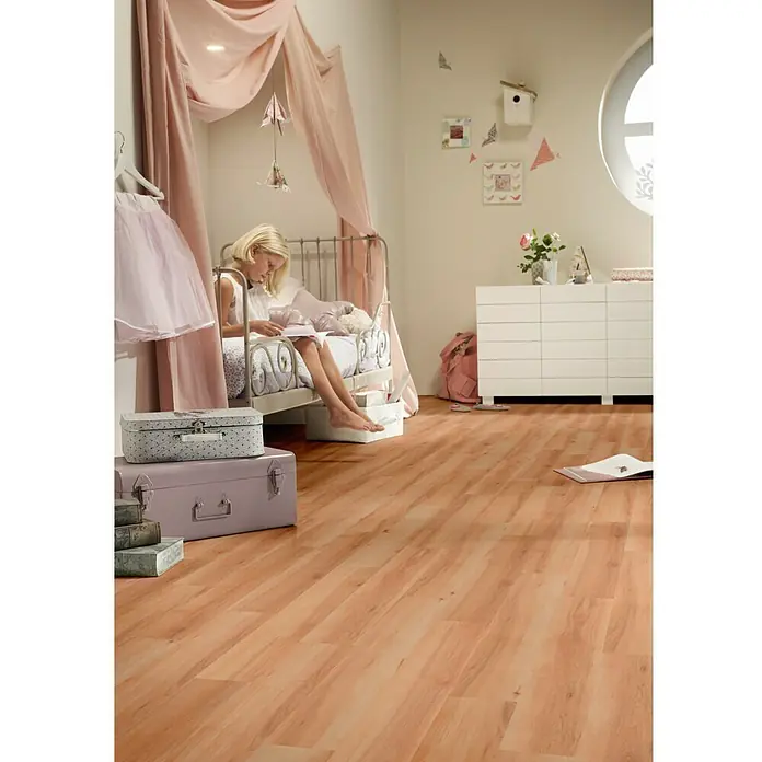 Tarkett Suelo de vinilo autoadhesivo Beech Natural - 91,4 cm x 15,2 cm x 2 mm