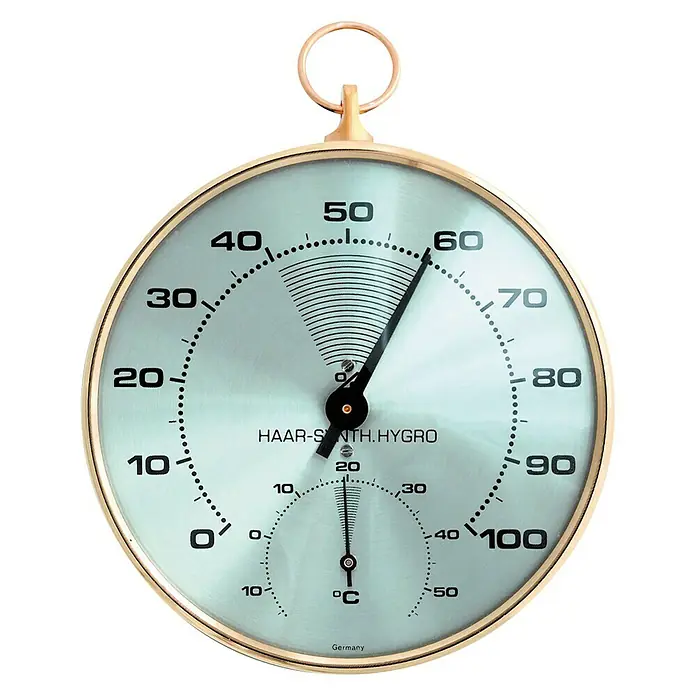 TFA Dostmann Termo-higrómetro Bimetal - Ø x L: 102 x 102 mm
