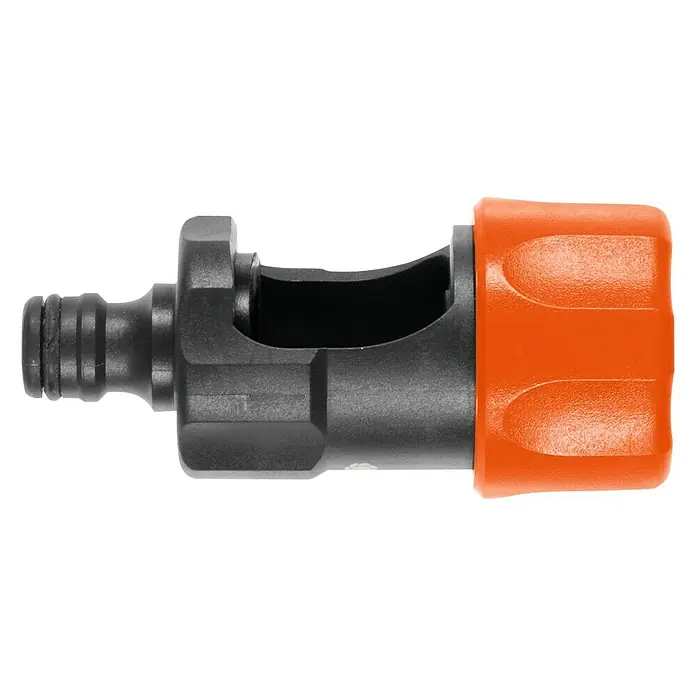 Gardena Conector rápido manguera par grifos sin rosca - Plástico