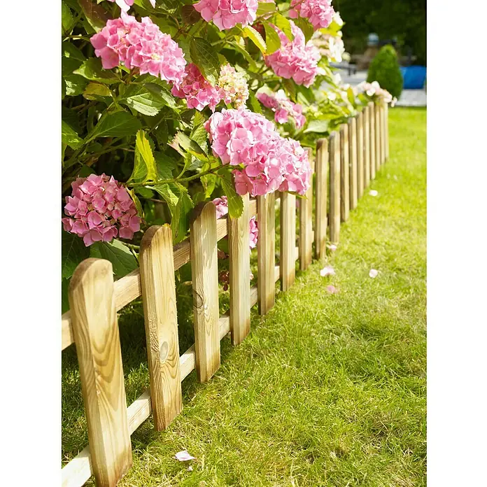 Forest-Style Valla mini ranurada Alpin - Natural, An x Al: 1,14 x 0,45 m