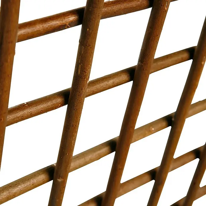 Celosía plegable Mimbre - An x Al: 1 x 2 m, Marrón
