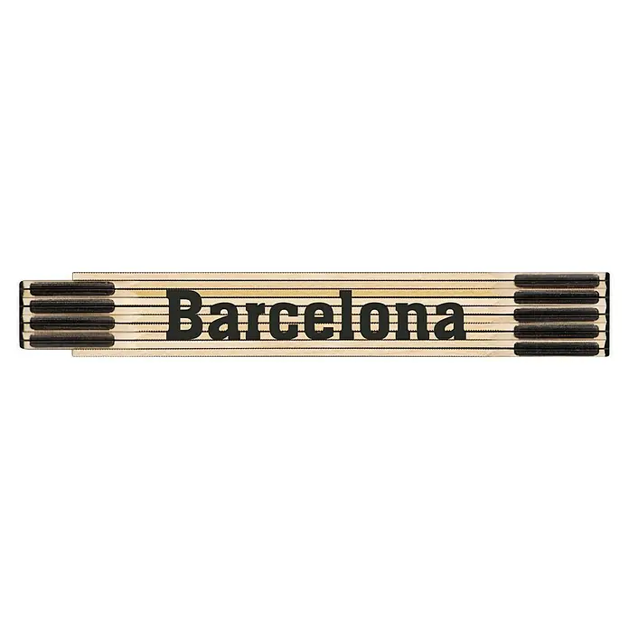 BAUHAUS Metro de madera Barcelona - Largo: 200 cm