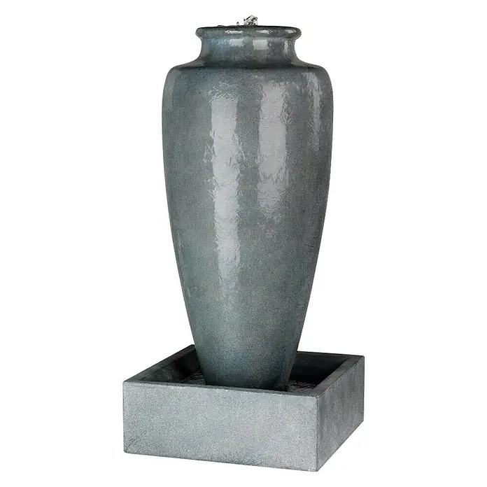 Fuente Siena - Gris, L x An x Al: 49 x 49 x 105 cm