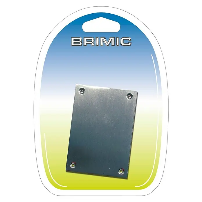 Micel Brimic Placa corta ciega - Plateado