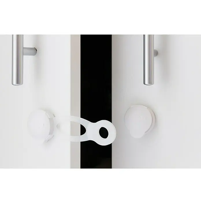 Arregui Cierre para muebles A-1044110 - L x An: 10 x 3,8 cm, Blanco