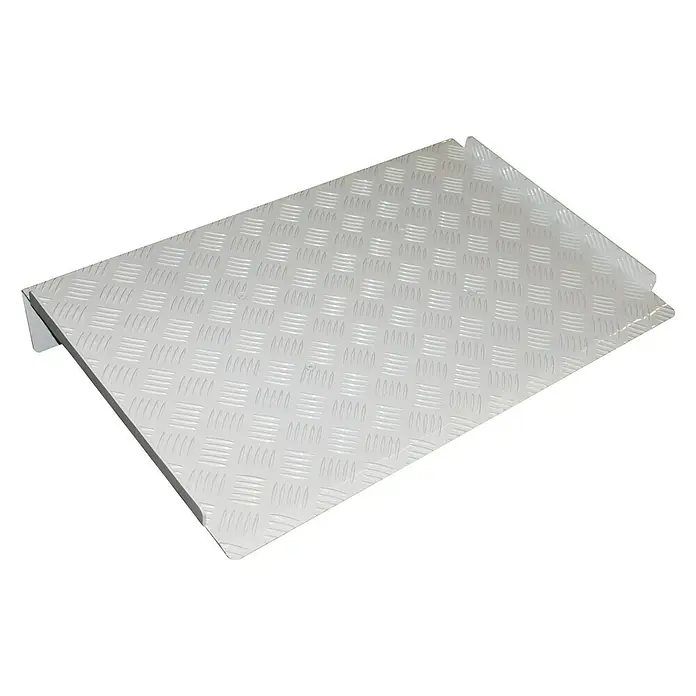 CM Baños Rampa de acceso a duchas - Aluminio, L x An x Al: 69,5 x 45 x 9,5 cm