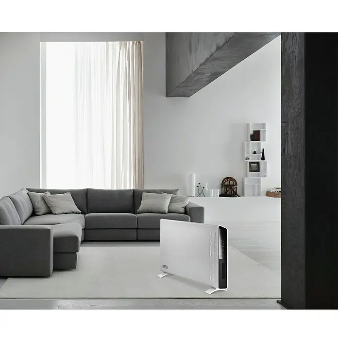 De'Longhi Convector HCX 9120E - Plateado/Negro, 800/1.200/2.000 W