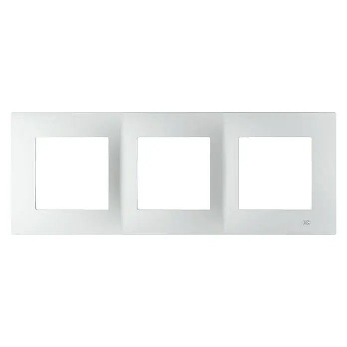 BJC Viva Marco - Blanco polar, x 3, Plástico, Montaje en la pared