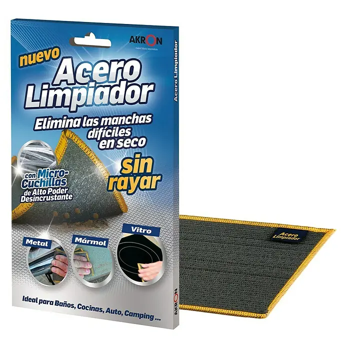 Bayeta - L x An x Al: 15,5 cm x 116,6 cm x 5 mm, Acero